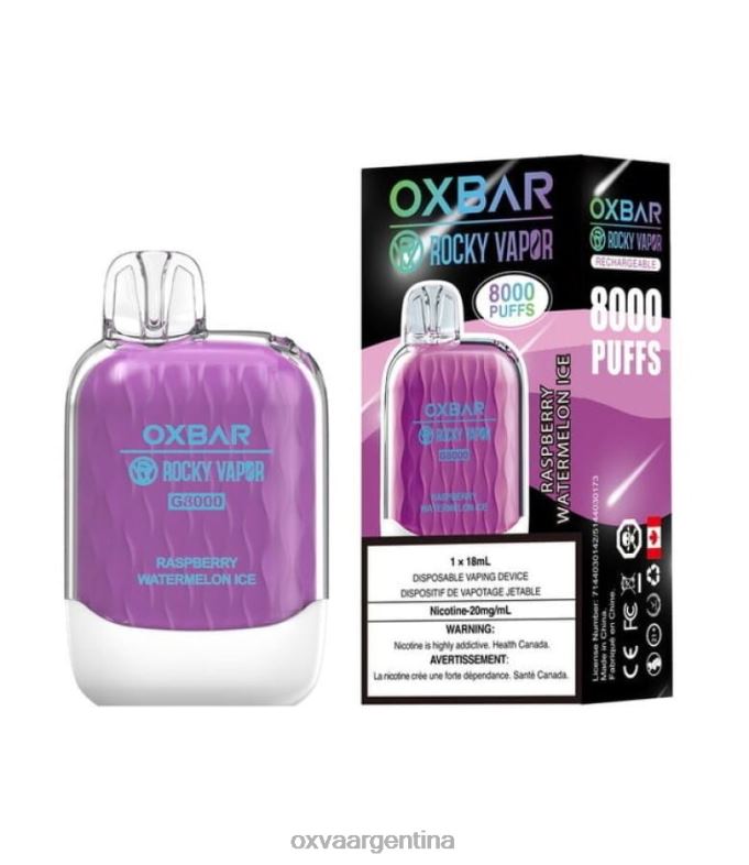 OXVA OXBAR G8000 OXVA Disposable Pod hielo de sandía frambuesa T06L40