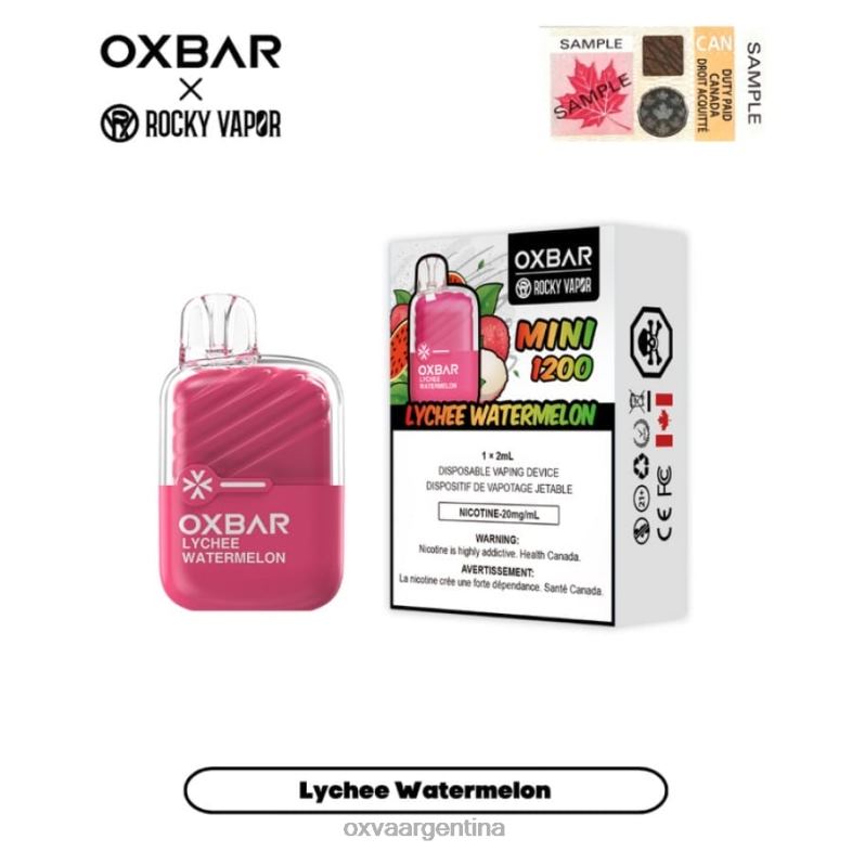 OXVA OXBAR MINI 1200 OXVA Argentina sandia lichi T06L21