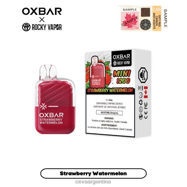 OXVA OXBAR MINI 1200 OXVA Vape Flavours sandia fresa T06L18