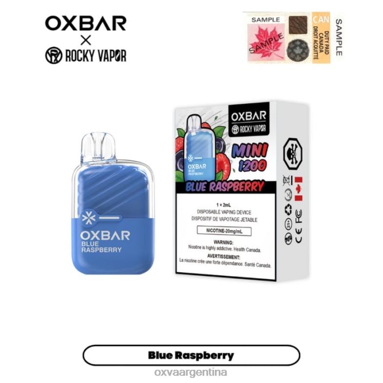OXVA OXBAR MINI 1200 OXVA Vape Price frambuesa azul T06L24