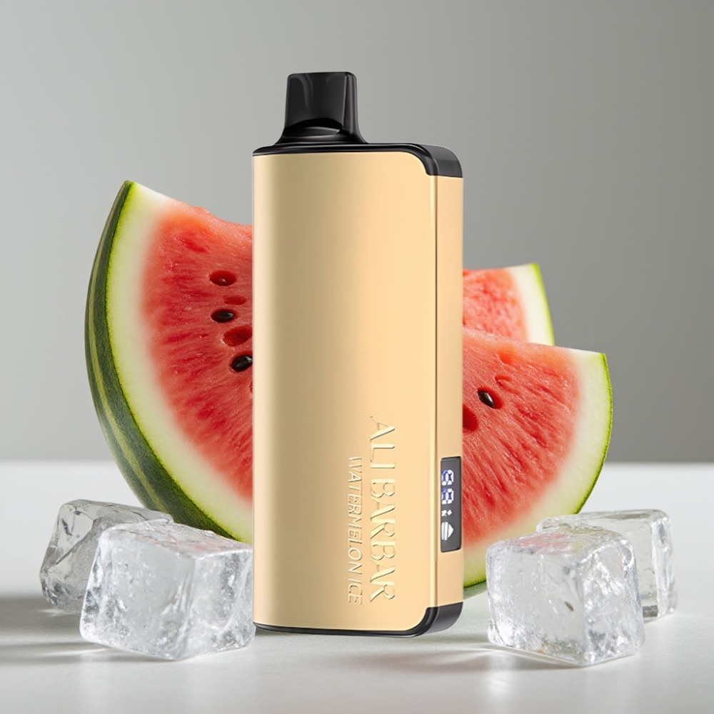 Alibarbar Ingot 9000 Puffs 22ml 2350mAh Sabor Sandía Helada Vape Desechable