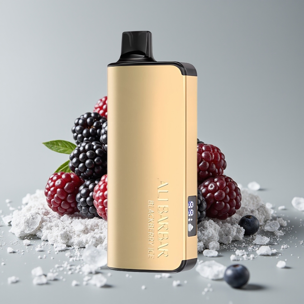 Alibarbar Ingot 9000 Puffs 22ml 2350mAh Zarzamora Helado Vape Desechable