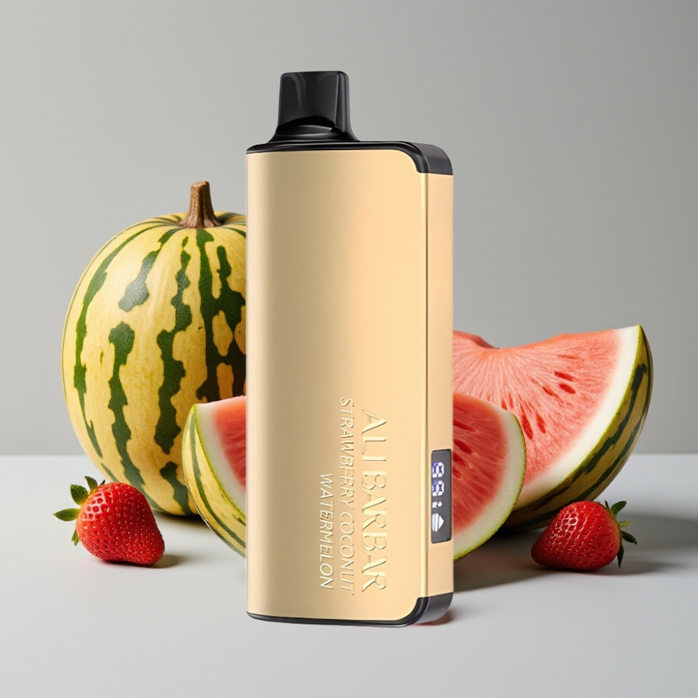 Alibarbar Ingot 9000 Puffs Fresa Coco Sandía 22ml 2350mAh LED