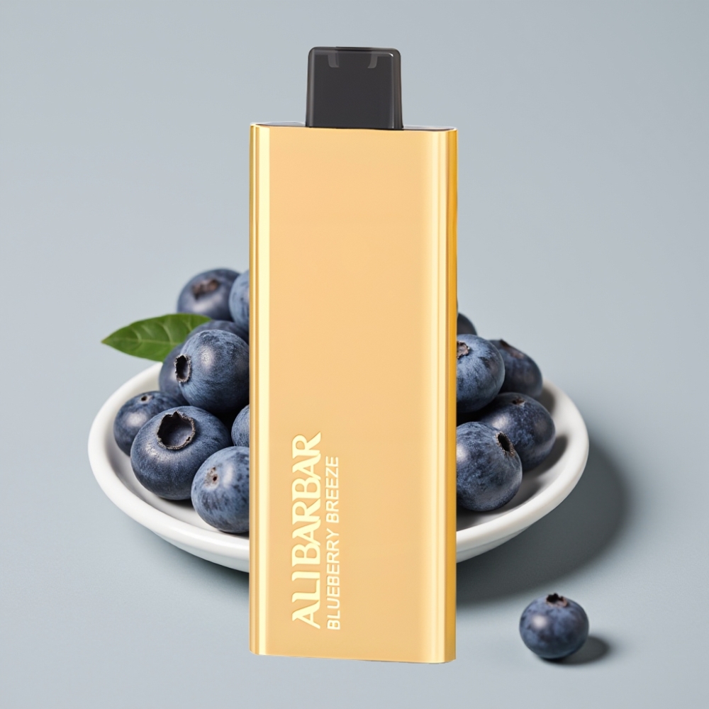 Alibarbar Pandora 7000 Puffs Vape Desechable 17ml Sabor Brisa de Arándano