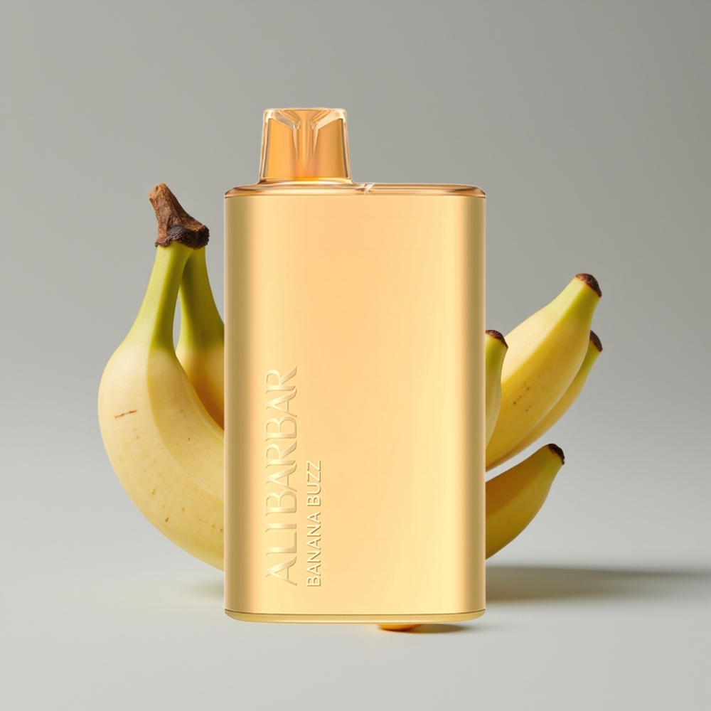 Alibarbar Rich 8000 Puffs Vape Desechable Banana Buzz 20ml 2000mAh