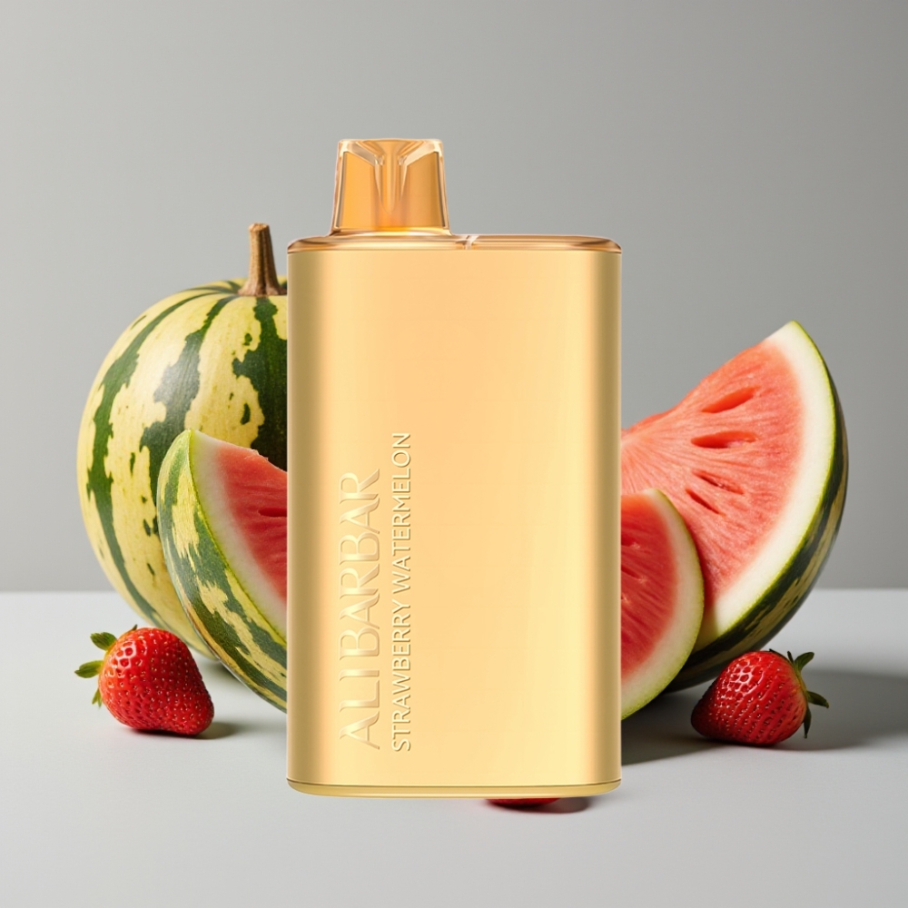 Alibarbar Rich 8000 Puffs Vape Desechable Fresa Sandía 20ml 2000mAh