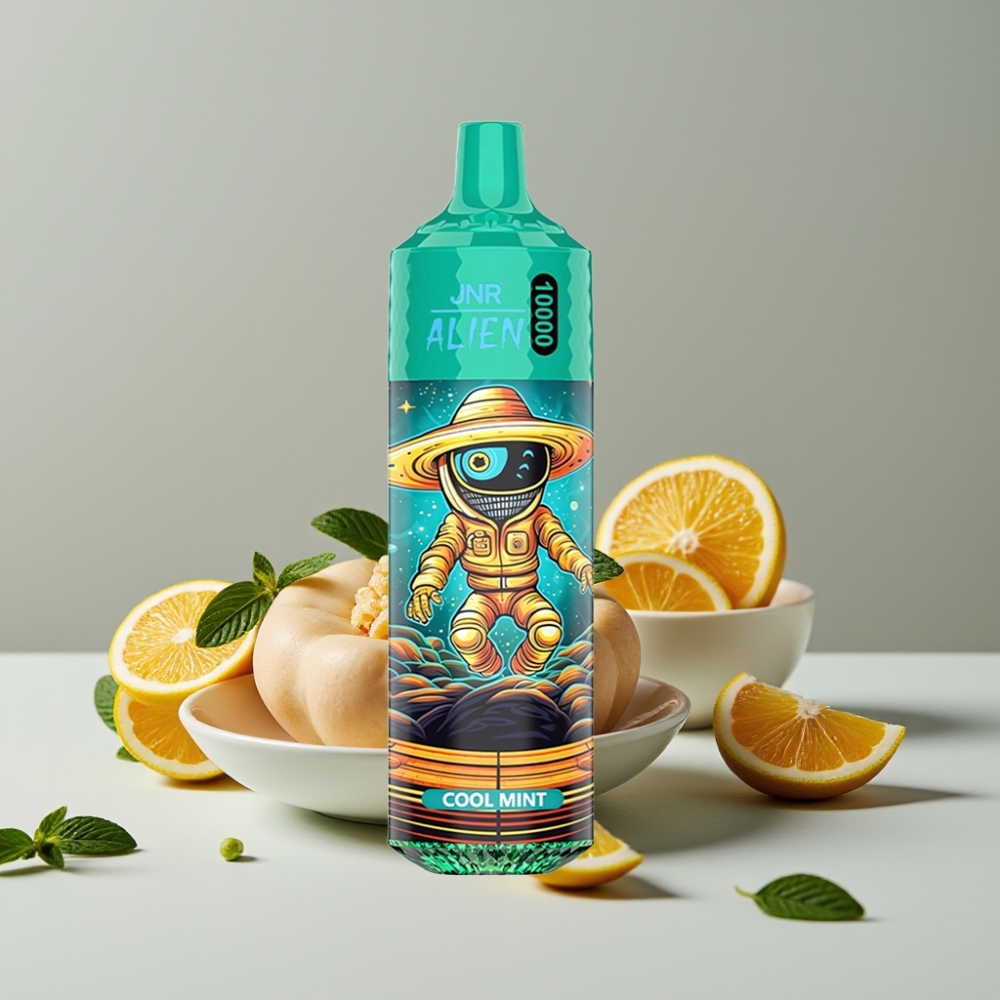 JNR Alien 10000 Puffs 850mAh Tipo-C Menta Refrescante