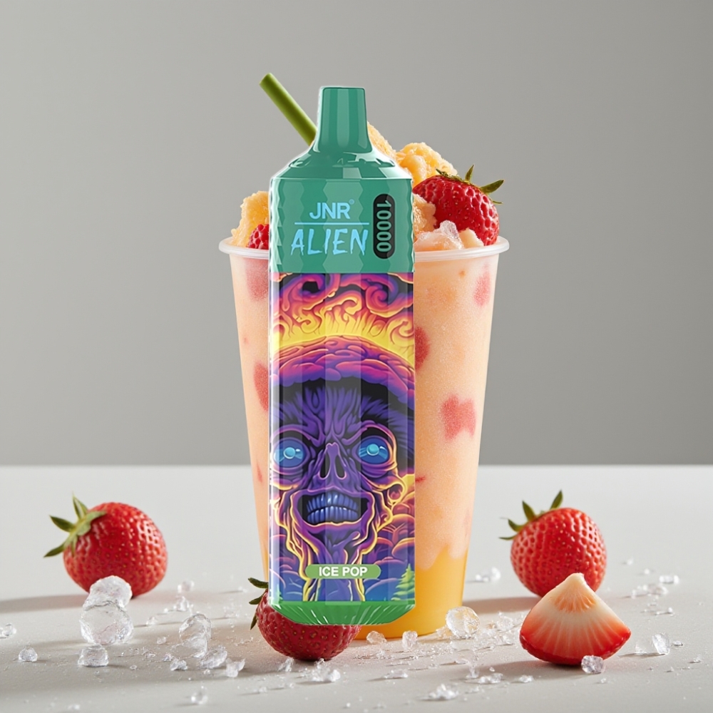 JNR Alien 10000 Puffs 850mAh Tipo-C Sabor Helado