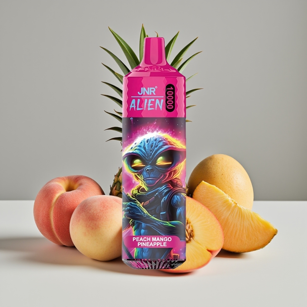 JNR Alien 10000 Puffs 850mAh Tipo-C Sabor Melocotón Mango Piña