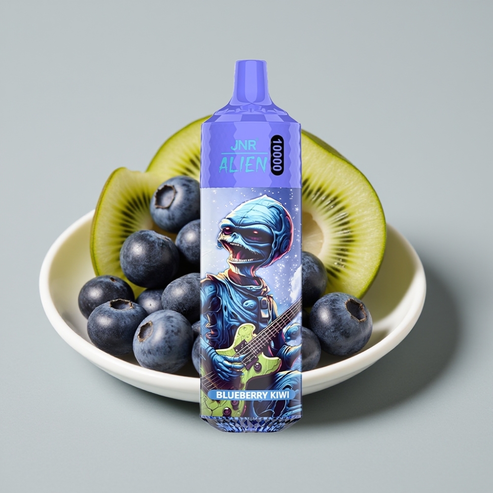 JNR Alien 10000 Puffs Dispositivo Vape Arándano Kiwi con RGB y Carga Rápida