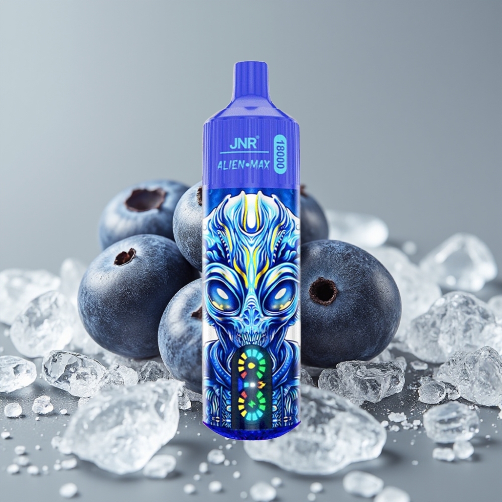 JNR Alien Max 18000 Puffs LED Dual Mesh Arándano Helado