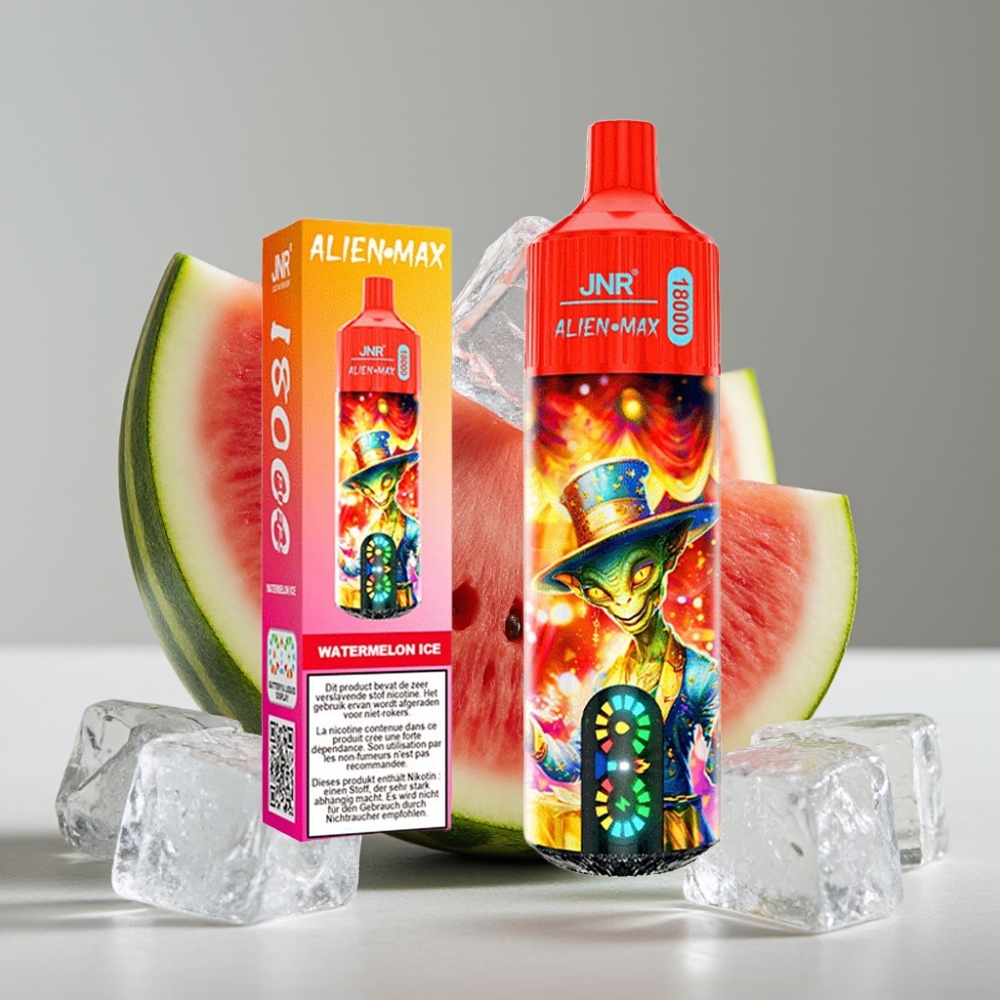 JNR Alien Max 18000 Puffs Pantalla LED Doble Malla Sandía Helada