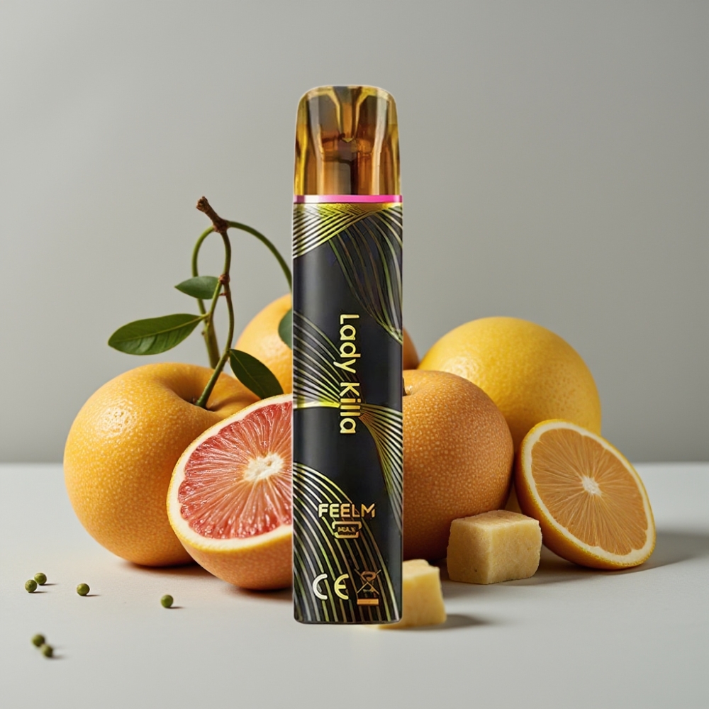 JNR Black&Golden 800 Pitadas Vape Desechable con Sabor Lady Killa y 550mAh