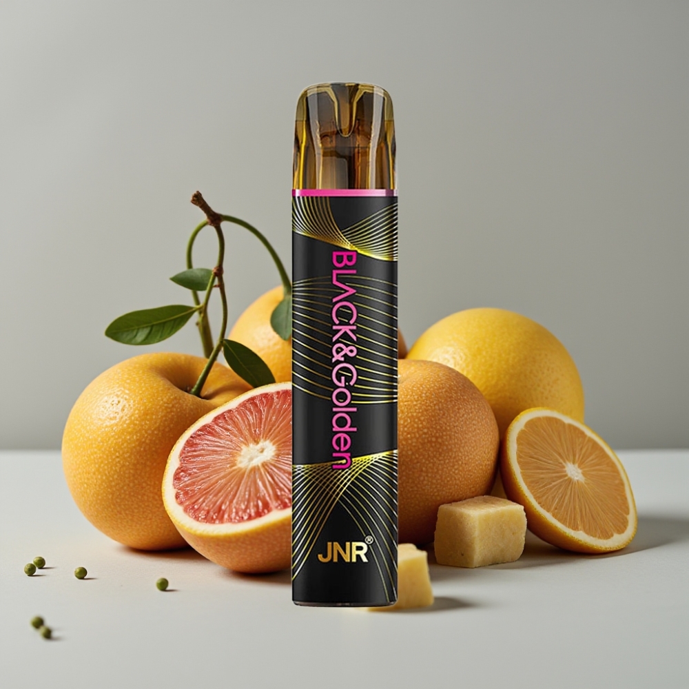 JNR Black&Golden 800 Pitadas Vape Desechable con Sabor Lady Killa y 550mAh