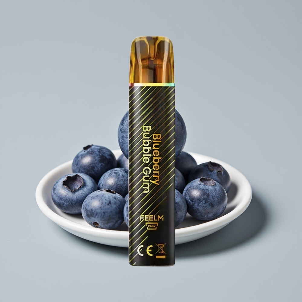 JNR Black&Golden 800 Puffs Chicle de Arándano Vape Desechable 550mAh 2ml TPD