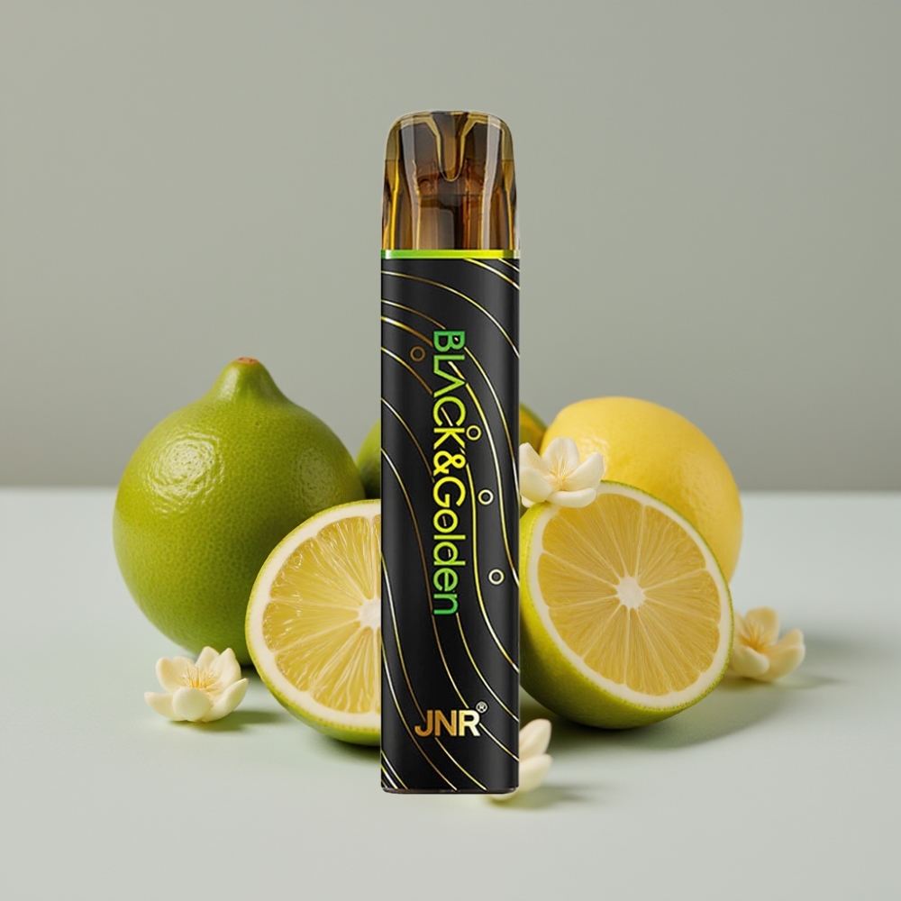 JNR Black&Golden 800 Puffs Lima & Limón Vape Desechable TPD 2ml 2% Nic