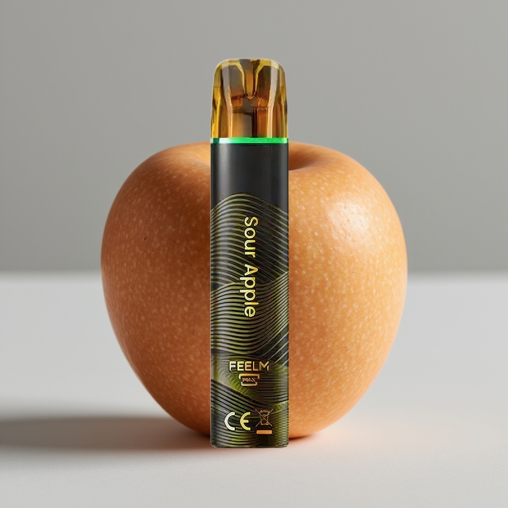 JNR Black&Golden 800 Puffs Manzana Ácida Vape Desechable 550mAh 2ml TPD