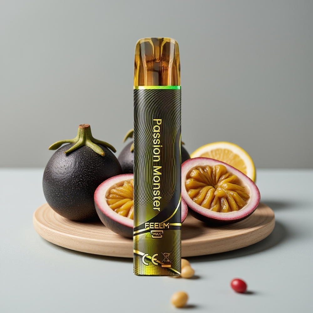 JNR Black&Golden 800 Puffs Monstruo de la Pasión Vape Desechable TPD 2ml 2%