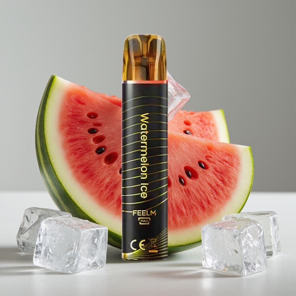 JNR Black&Golden 800 Puffs Sandía Helada Vape Desechable 550mAh 2ml TPD