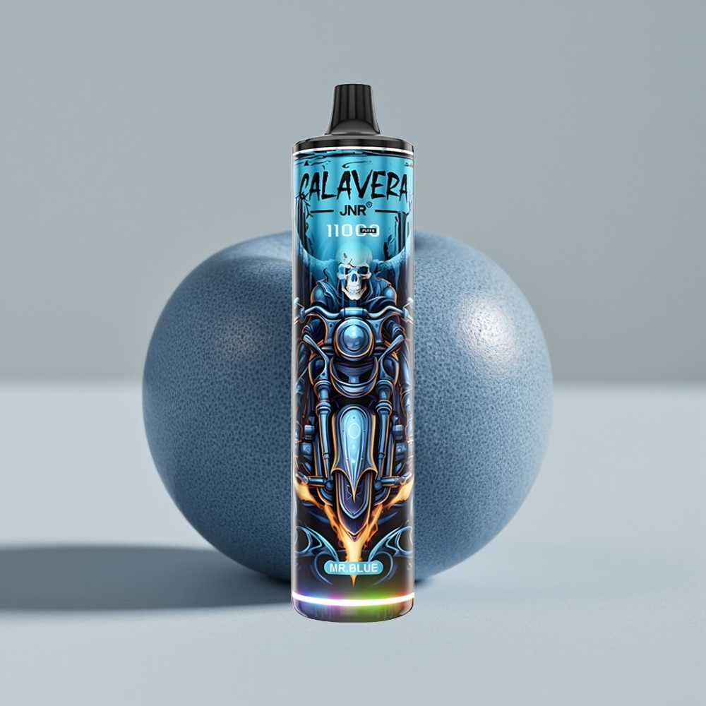 JNR Calavera 11000 Puffs Recargable USB-C 21ml 1.0ohm Sabor Azul Mr Blue