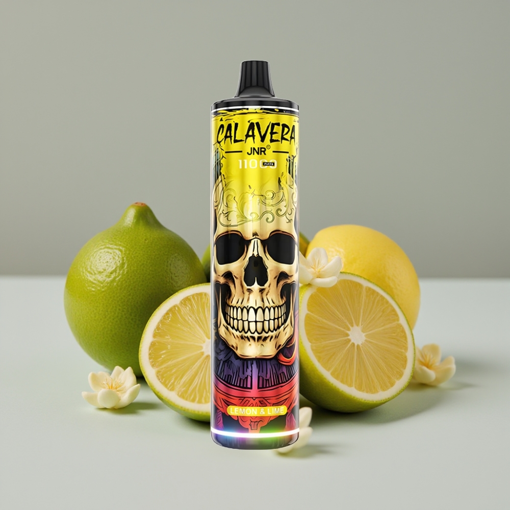 JNR Calavera 11000 Puffs Vape Desechable con Batería 850mAh y Sabor Limón & Lima