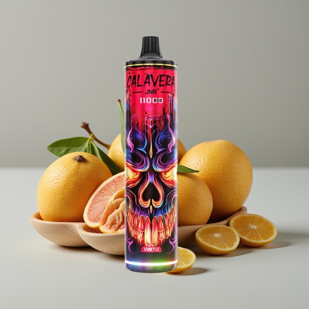 JNR Calavera 11000 Puffs Vape Recargable USB-C 850mAh 21ml Sabor Vimtu