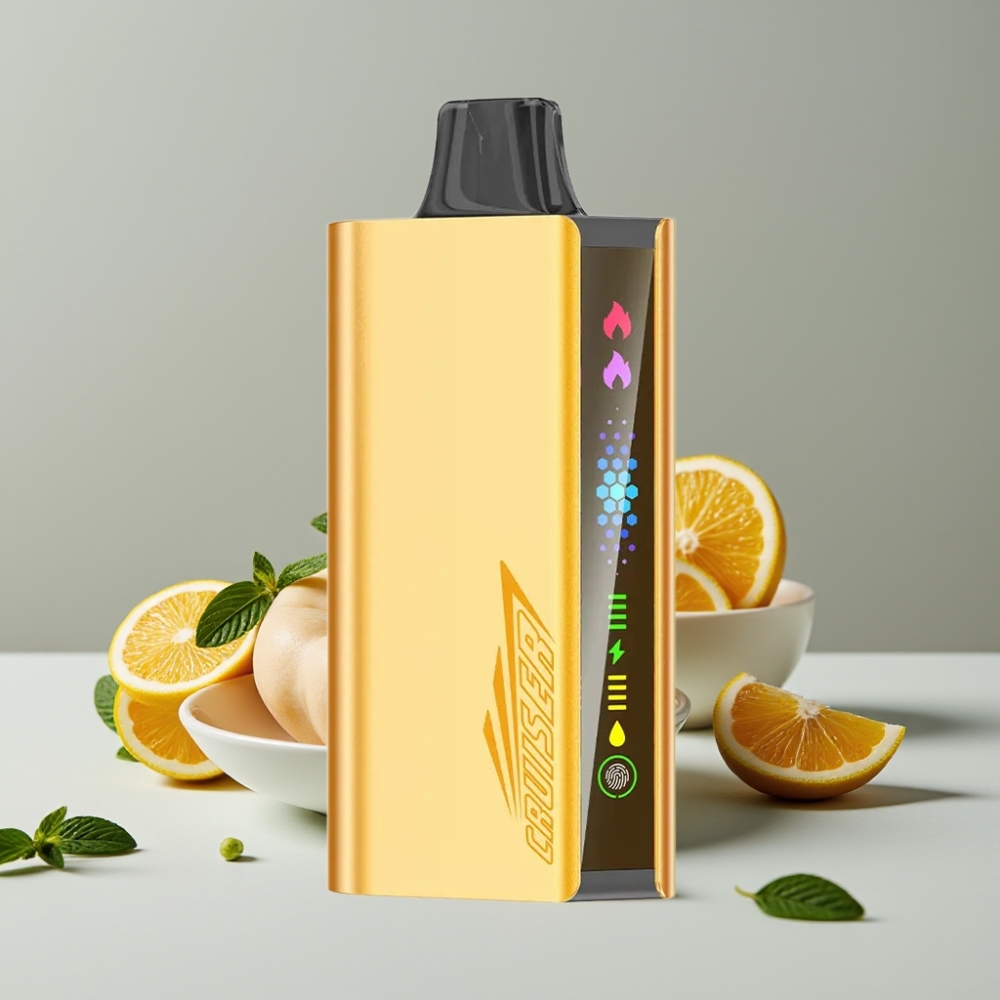 JNR Cruiser 12000 Puffs Vape Sin Carga 3500mAh Pantalla Animada Menta Fresca