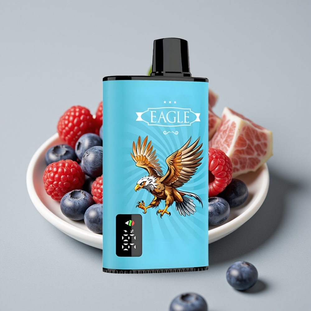 JNR EAGLE Smart 23000 Puffs Vape Desechable con Pantalla Digital y Arándano Frambuesa Ácida