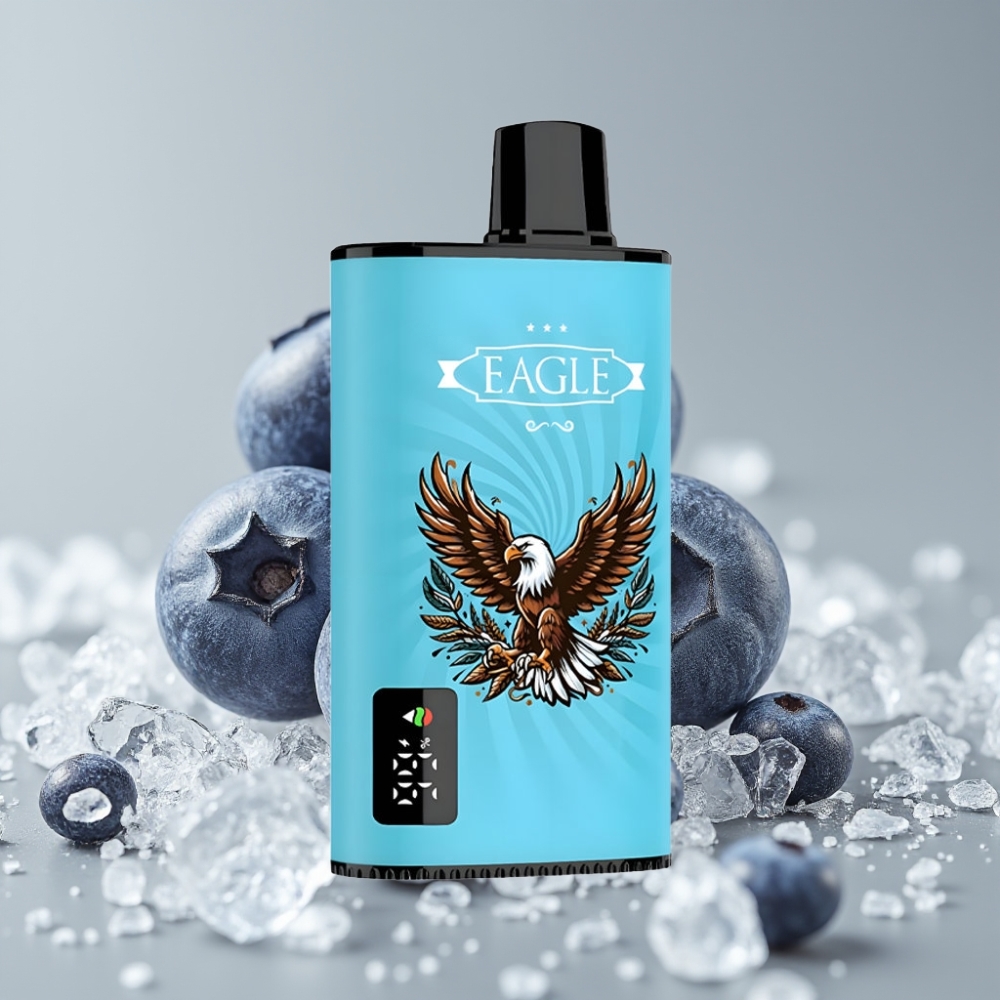 JNR EAGLE Smart 23000 Puffs Vape Desechable con Pantalla Digital y Coil Mesh 1.0ohm - Arándano Helado