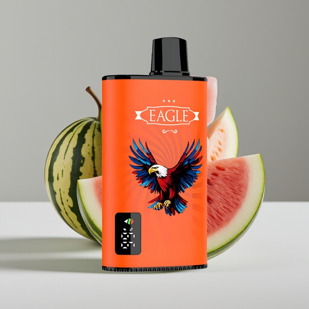JNR EAGLE Smart 23000 Puffs Vape Desechable con Pantalla Digital y Coil Mesh 1.0ohm - Chicle Sandía