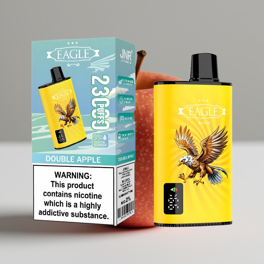 JNR EAGLE Smart 23000 Puffs Vape Desechable con Pantalla Digital y Doble Manzana