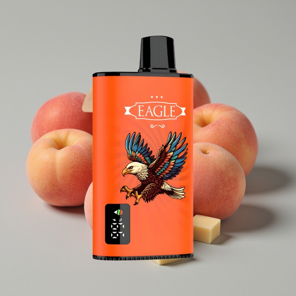 JNR EAGLE Smart 23000 Puffs Vape Desechable con Pantalla Digital y Durazno Jugoso
