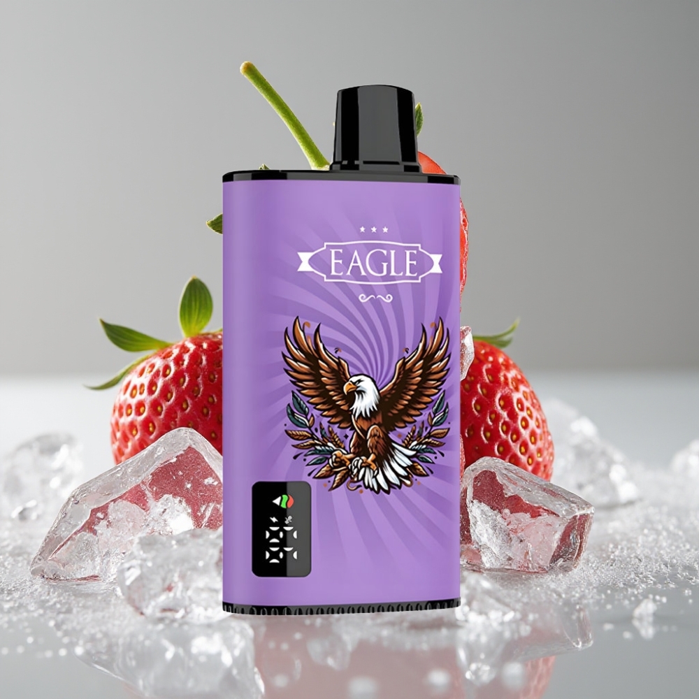 JNR EAGLE Smart 23000 Puffs Vape Desechable con Pantalla Digital y Sabor Fresa Helada