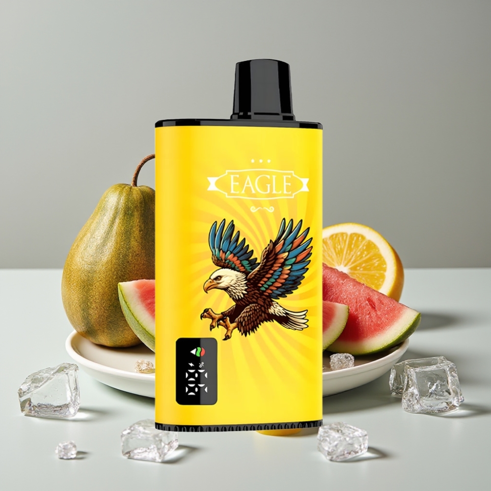 JNR EAGLE Smart 23000 Puffs Vape Desechable con Pantalla Digital y Sabor Kiwi Sandía Helada