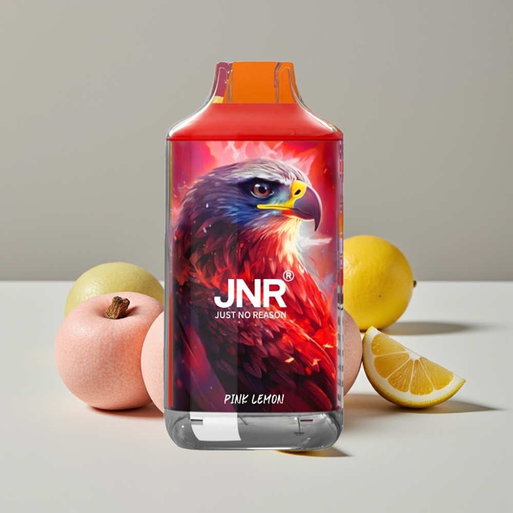 JNR Falcon 16000 Puffs 22ml Lima Rosa Tipo C Pantalla LED