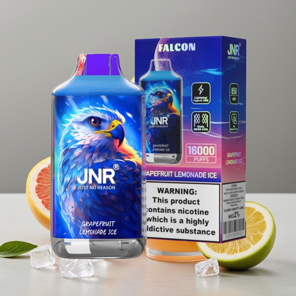 JNR Falcon 16000 Puffs Dispositivo Vapear Toronja Limonada Hielo 850mAh Tipo C
