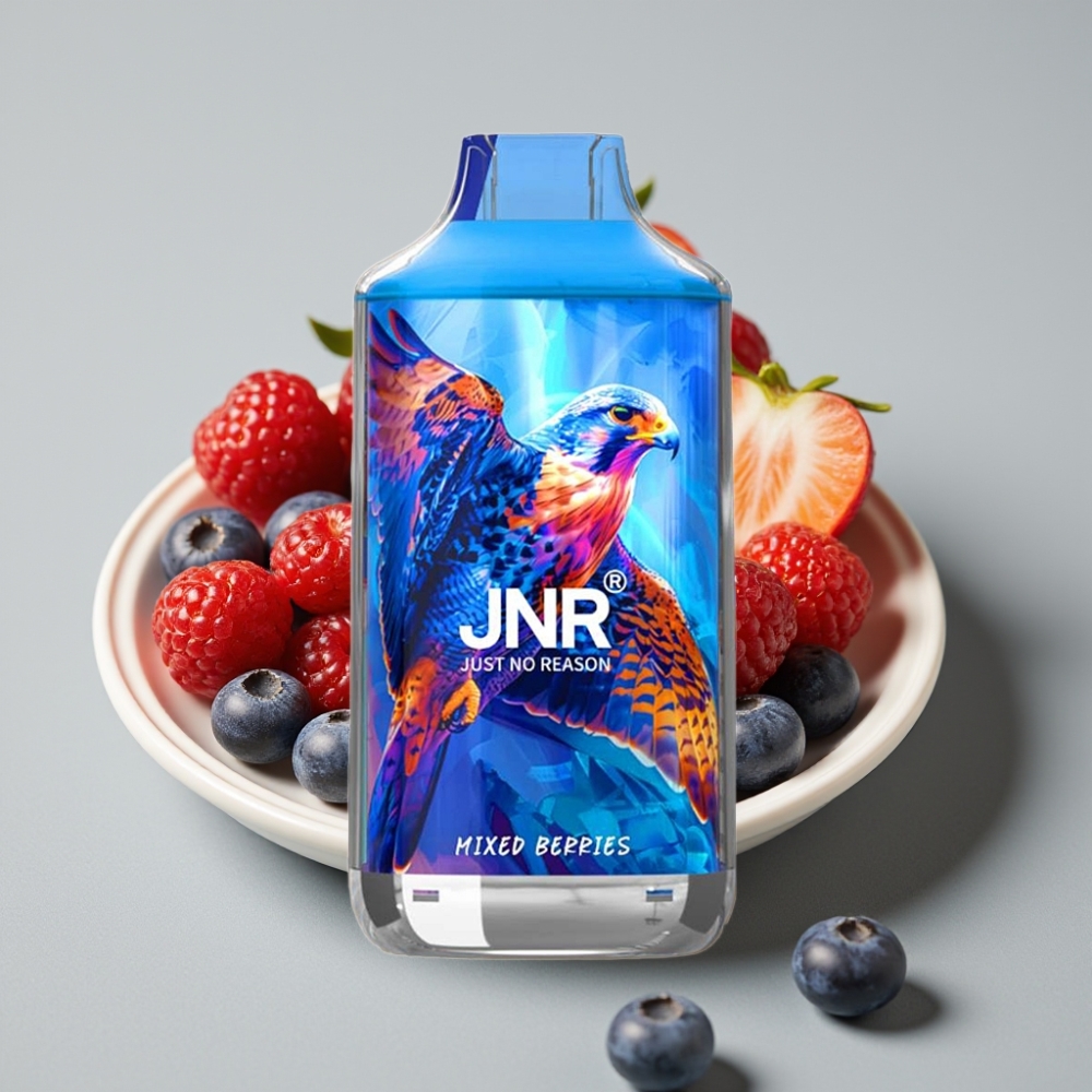 JNR Falcon 16000 Puffs Doble Malla 22ml Bayas Mixtas