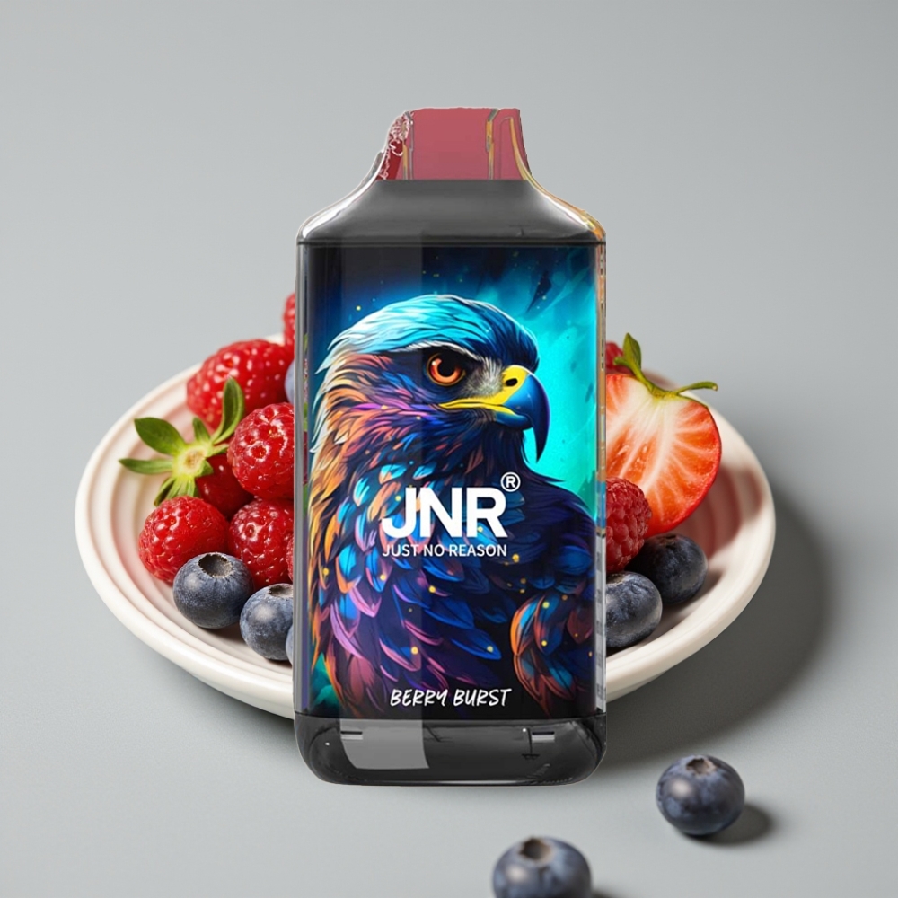 JNR Falcon 16000 Puffs Doble Malla Berry Burst 22ml Tipo C LED