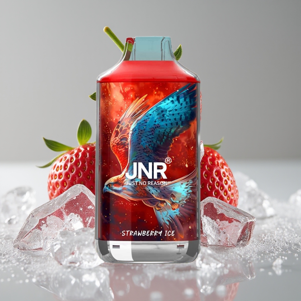 JNR Falcon 16000 Puffs Doble Malla Fresa Helada 22ml 850mAh Tipo C