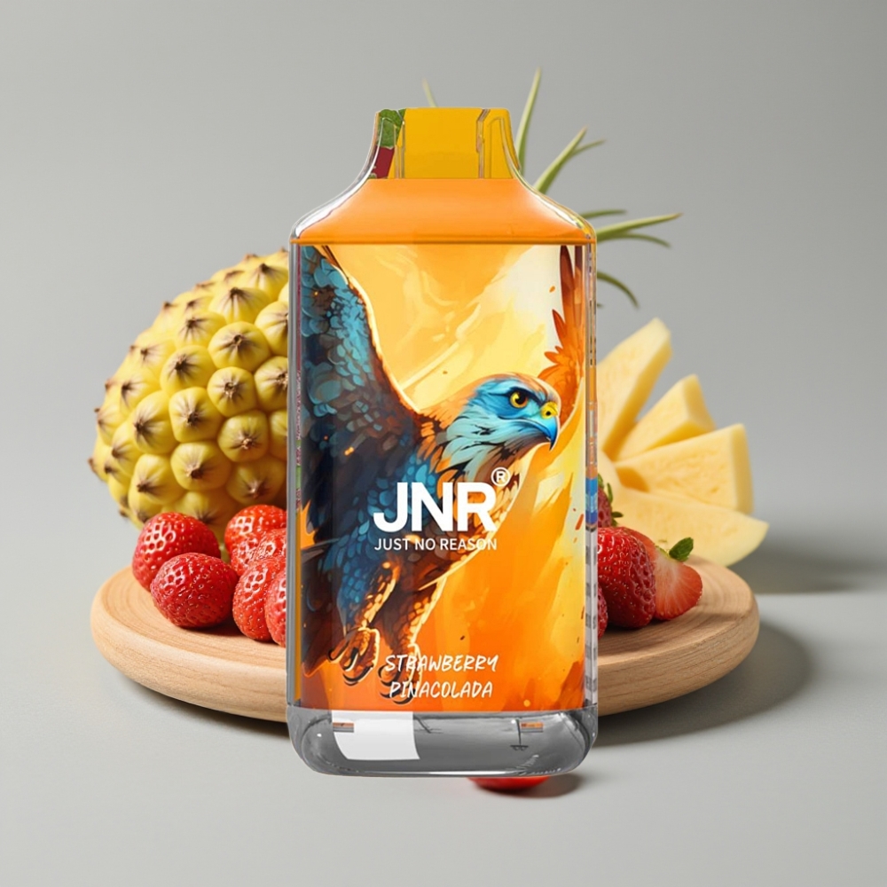JNR Falcon 16000 Puffs Vape Desechable Fresa Piña Colada 22ml Dual Mesh