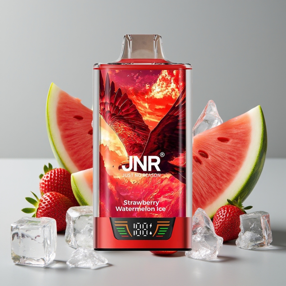 JNR Falcon Pro 28000 Desechable - 30ml, 950mAh, Fresa Sandía Hielo, Dual Mesh