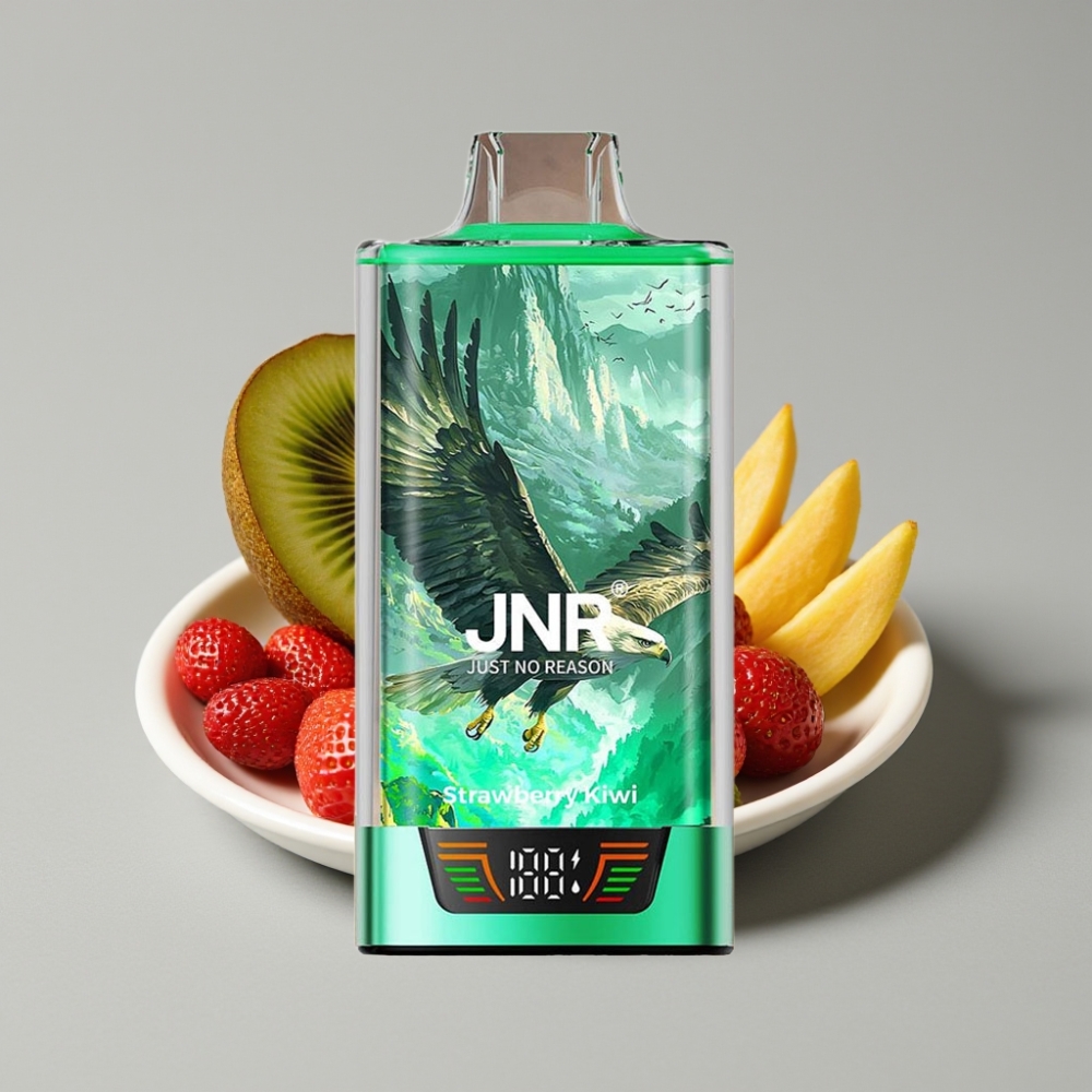 JNR Falcon Pro 28000 Desechable Vape Fresa Kiwi 30ml 5% Nicotina USB-C Dual Mesh