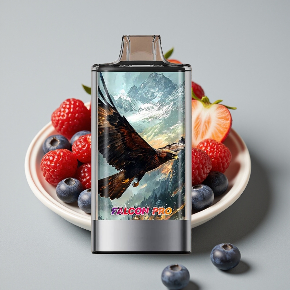 JNR Falcon Pro 28000 Desechable con Bayas Mixtas, 30ml, USB-C, Pantalla Inteligente