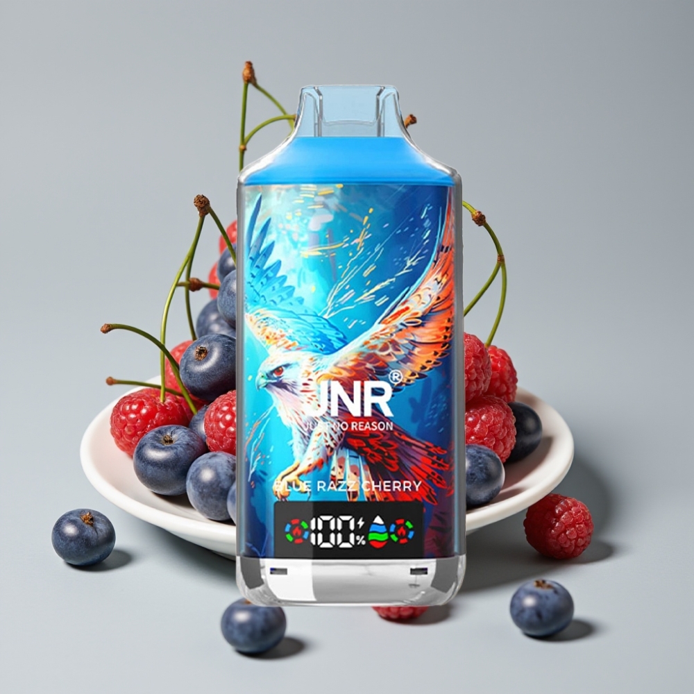 JNR Falcon X 18000 Puffs Doble Malla 24ml Cereza Azul