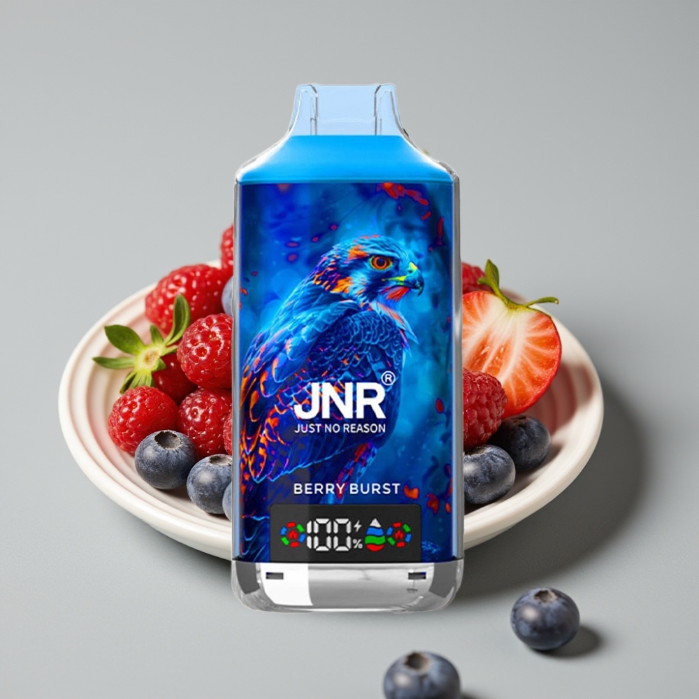 JNR Falcon X 18000 Puffs Doble Malla Berry Burst 24ml Tipo-C