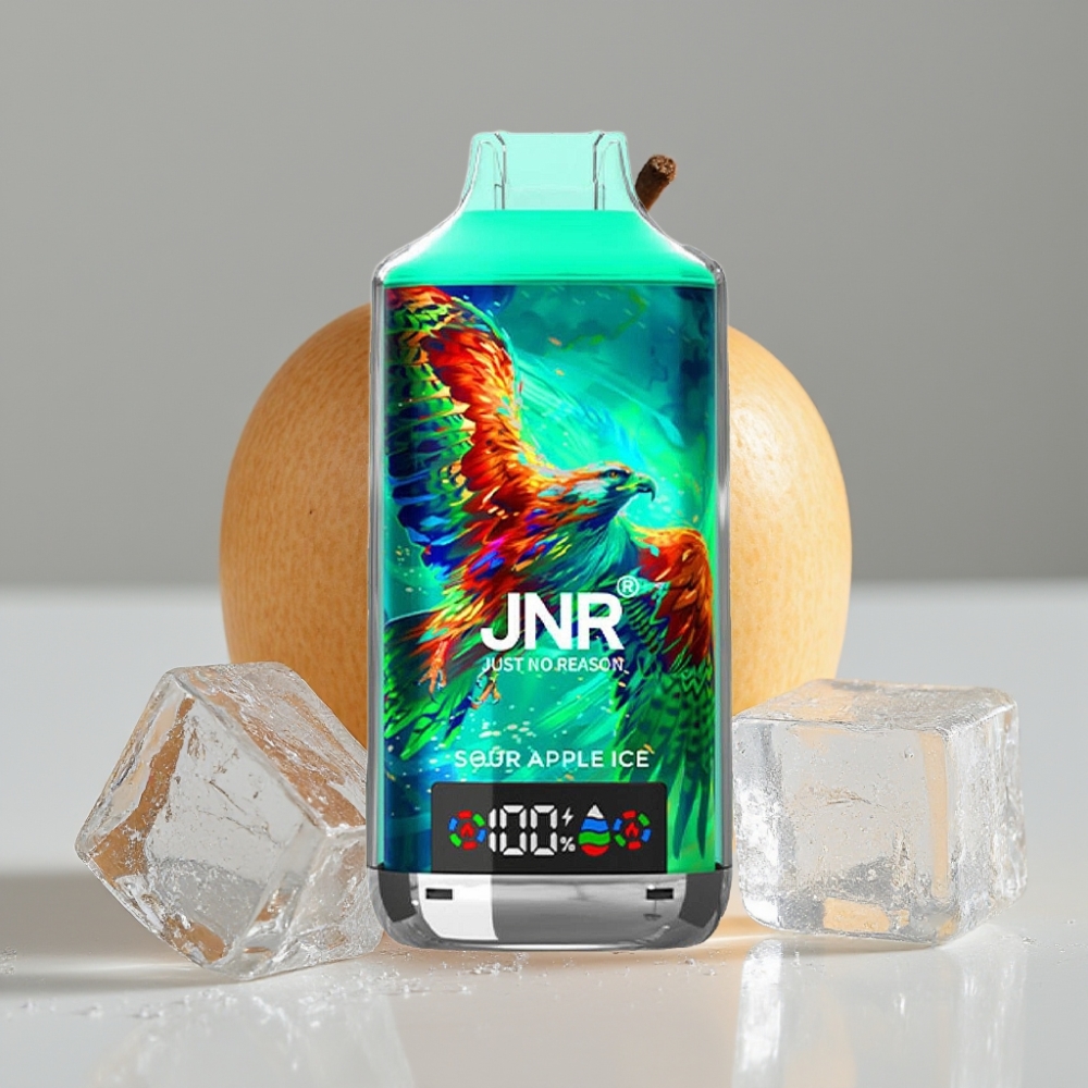 JNR Falcon X 18000 Puffs Manzana Ácida Hielo Dual Mesh 24ml Tipo-C