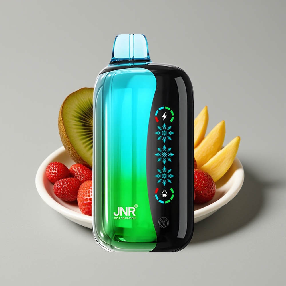 JNR Flex Ice 21000 Puffs Vape Desechable Ajustable Fresa Kiwi Pantalla Táctil