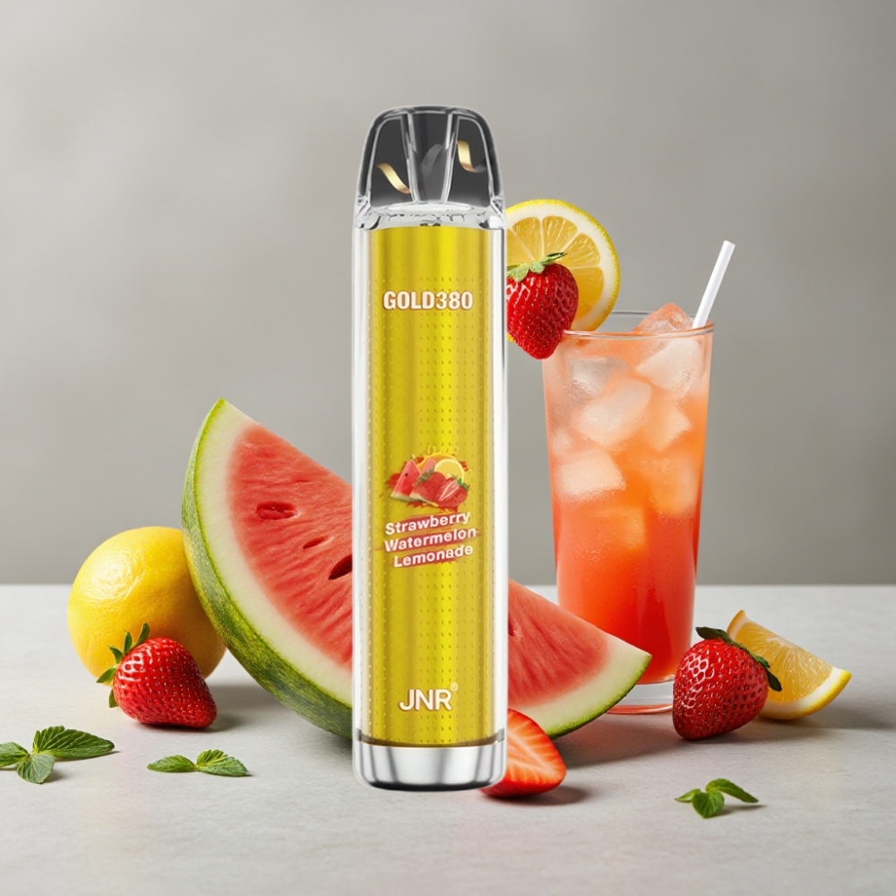 JNR Gold380 6000 Puffs Desechable Sabor Fresa Sandía Limonada 13ml 1500mAh