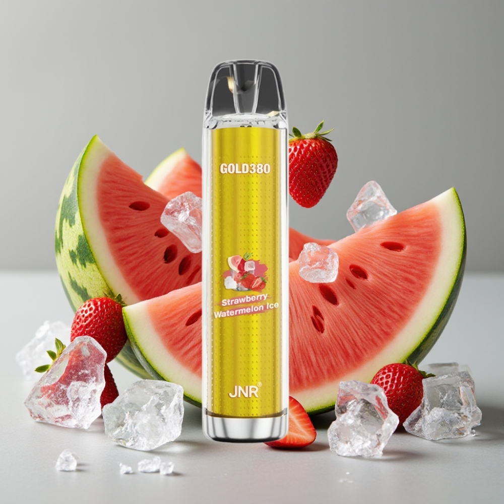 JNR Gold380 6000 Puffs Desechable Vape Fresa Sandía Hielo 1500mAh 13ml