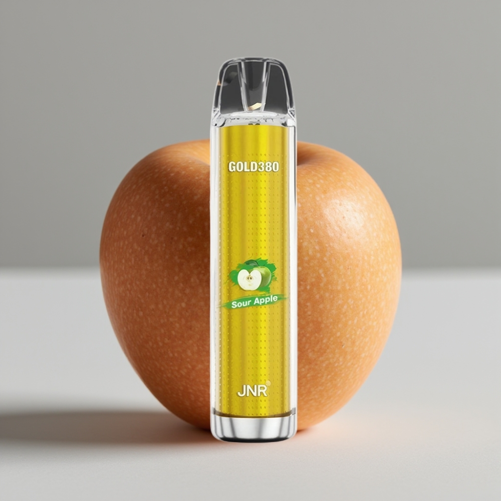 JNR Gold380 6000 Puffs Vape Desechable Manzana Ácida 1500mAh 13ml